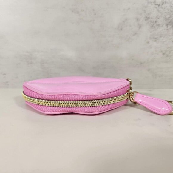 Victoria's Secret PINK Light Pink Pucker Lips Keychain/Coin Purse - Picture 3 of 5